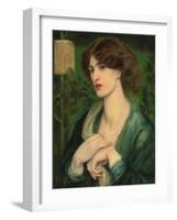 The Salutation of Beatrice-Dante Gabriel Rossetti-Framed Giclee Print