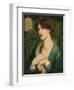 The Salutation of Beatrice-Dante Gabriel Rossetti-Framed Giclee Print