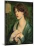 The Salutation of Beatrice-Dante Gabriel Rossetti-Mounted Giclee Print