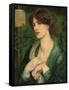 The Salutation of Beatrice-Dante Gabriel Rossetti-Framed Stretched Canvas