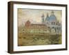 The Salute - Evening-Bernard Dunstan-Framed Giclee Print