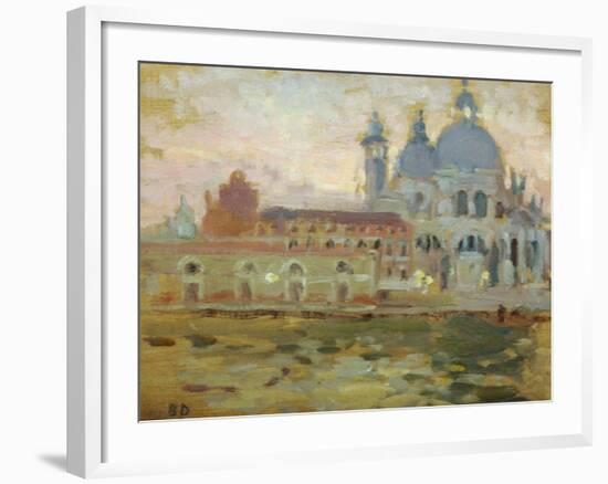 The Salute - Evening-Bernard Dunstan-Framed Giclee Print