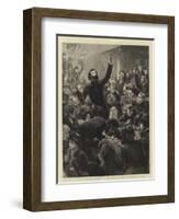 The Salvation Army, a Service at the Head Quarters, Whitechapel Road-Charles Joseph Staniland-Framed Giclee Print