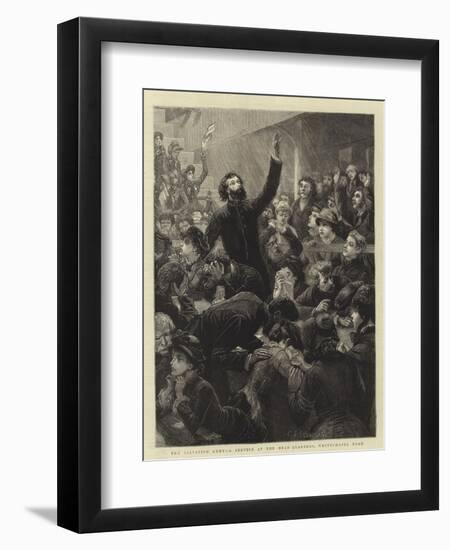 The Salvation Army, a Service at the Head Quarters, Whitechapel Road-Charles Joseph Staniland-Framed Giclee Print
