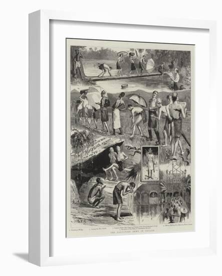 The Salvation Army in Ceylon-Sydney Prior Hall-Framed Giclee Print