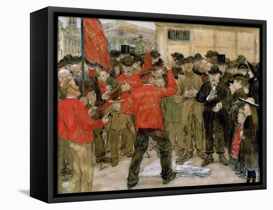 The Salvation Army-Jean Francois Raffaelli-Framed Stretched Canvas