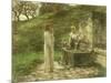 The Samaritan at the Well (Pastel on Canvas)-Leon Augustin Lhermitte-Mounted Giclee Print