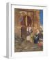 The Samaritan (Oil on Canvas)-Rudolphe Ernst-Framed Giclee Print