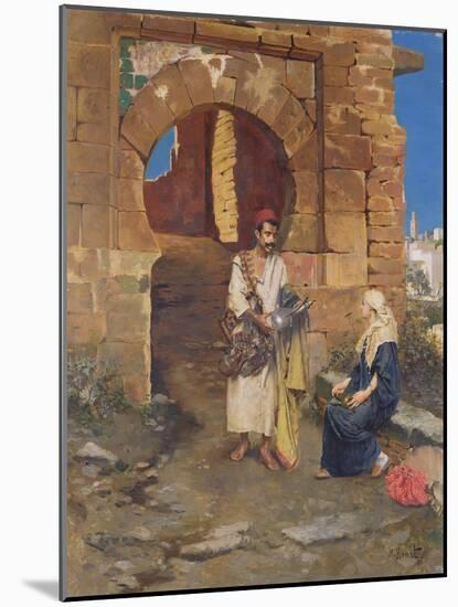 The Samaritan (Oil on Canvas)-Rudolphe Ernst-Mounted Giclee Print