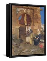 The Samaritan (Oil on Canvas)-Rudolphe Ernst-Framed Stretched Canvas