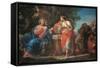 The Samaritan (Woman) at the Well-Giuseppe Peroni-Framed Stretched Canvas