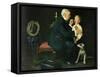 ’The Same Advice I Gave Your Dad . . .’-Norman Rockwell-Framed Stretched Canvas