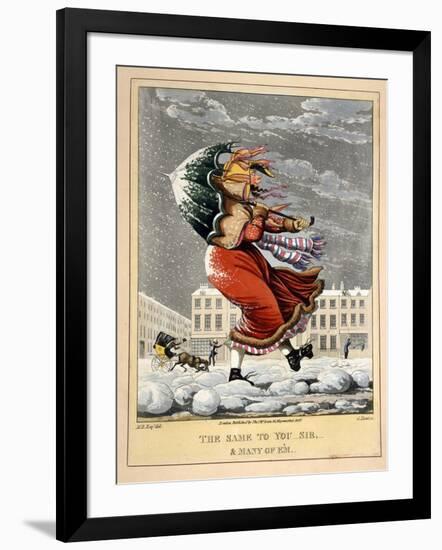 The Same to You, Sir, and Many of 'Em, London, 1827-null-Framed Giclee Print