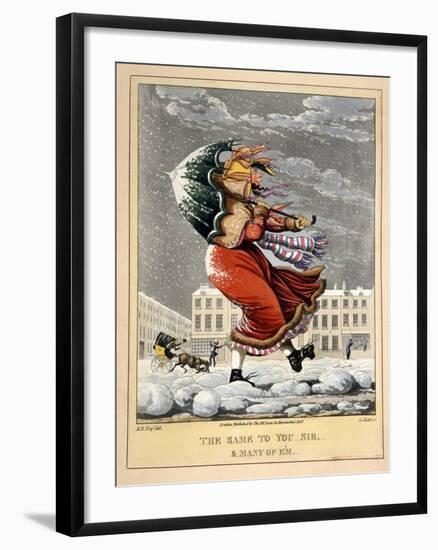 The Same to You, Sir, and Many of 'Em, London, 1827-null-Framed Giclee Print