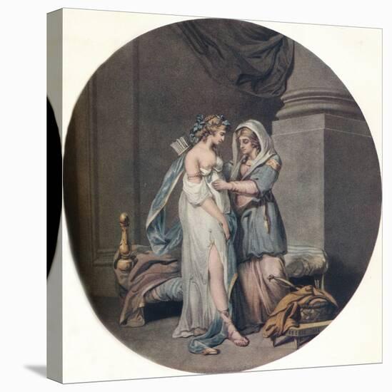 'The Samnite Marriage', c1799-William Ward-Stretched Canvas