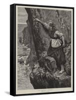 The Samphire Gatherer-William Bazett Murray-Framed Stretched Canvas