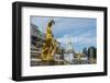 The Samson Fountain in Front of the Grand Peterhof Palace (Petrodvorets)-Michael Runkel-Framed Photographic Print