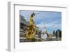 The Samson Fountain in Front of the Grand Peterhof Palace (Petrodvorets)-Michael Runkel-Framed Photographic Print