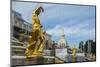 The Samson Fountain in Front of the Grand Peterhof Palace (Petrodvorets)-Michael Runkel-Mounted Photographic Print