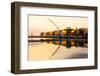 The Samuel Beckett Bridge on the River Liffey in Dublin, Ireland.-Rainprel-Framed Photographic Print