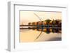 The Samuel Beckett Bridge on the River Liffey in Dublin, Ireland.-Rainprel-Framed Photographic Print