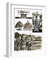 The Samurai's Trade is Robbery and Violence-Dan Escott-Framed Giclee Print