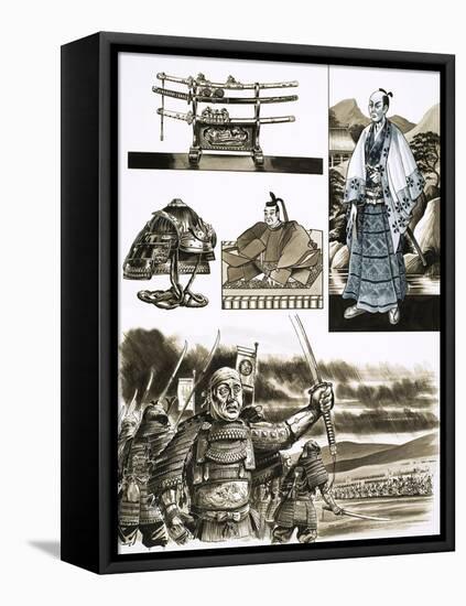 The Samurai's Trade is Robbery and Violence-Dan Escott-Framed Stretched Canvas