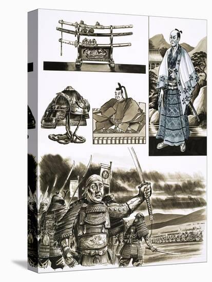 The Samurai's Trade is Robbery and Violence-Dan Escott-Stretched Canvas