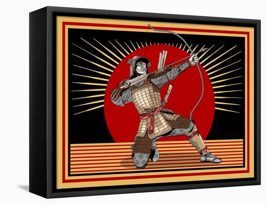 The Samurai-Mark Rogan-Framed Stretched Canvas