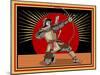 The Samurai-Mark Rogan-Mounted Art Print