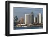 The San Diego skyline and harbor, San Diego, California.-Michael DeFreitas-Framed Photographic Print