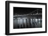 The San Francisco Bay Bridge at Night-Wolterk-Framed Photographic Print