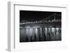 The San Francisco Bay Bridge at Night-Wolterk-Framed Photographic Print