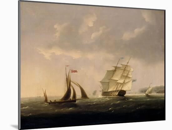 The San Josef off the Southwest Coast-Thomas Buttersworth-Mounted Giclee Print
