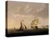 The San Josef off the Southwest Coast-Thomas Buttersworth-Stretched Canvas