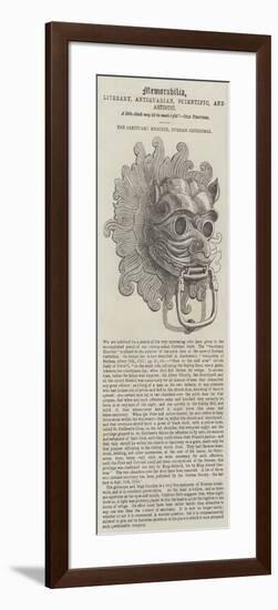 The Sanctuary Knocker, Durham Cathedral-null-Framed Giclee Print