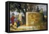 The Sanctuary of Hercules, 1884-Arnold Bocklin-Framed Stretched Canvas