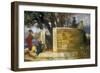 The Sanctuary of Hercules, 1884-Arnold Bocklin-Framed Premium Giclee Print