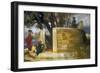 The Sanctuary of Hercules, 1884-Arnold Bocklin-Framed Premium Giclee Print