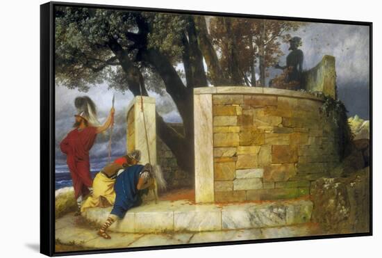 The Sanctuary of Hercules, 1884-Arnold Bocklin-Framed Stretched Canvas