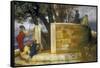 The Sanctuary of Hercules, 1884-Arnold Bocklin-Framed Stretched Canvas