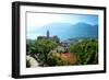 The sanctuary of Madonna del Sasso overlooking Locarno, Ticino, Switzerland, Europe-Rob Cousins-Framed Photographic Print