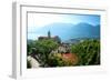 The sanctuary of Madonna del Sasso overlooking Locarno, Ticino, Switzerland, Europe-Rob Cousins-Framed Photographic Print