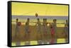 The Sand Bar-Thomas Cooper Gotch-Framed Stretched Canvas