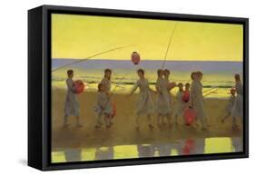 The Sand Bar-Thomas Cooper Gotch-Framed Stretched Canvas