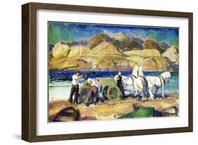 The Sand Cart, 1917-George Wesley Bellows-Framed Giclee Print