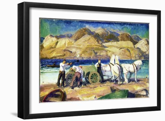 The Sand Cart, 1917-George Wesley Bellows-Framed Giclee Print
