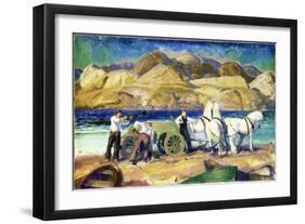 The Sand Cart, 1917-George Wesley Bellows-Framed Giclee Print