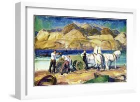 The Sand Cart, 1917-George Wesley Bellows-Framed Giclee Print