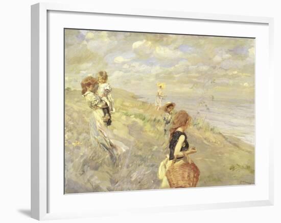 The Sand Dunes, 1907-Ettore Tito-Framed Giclee Print